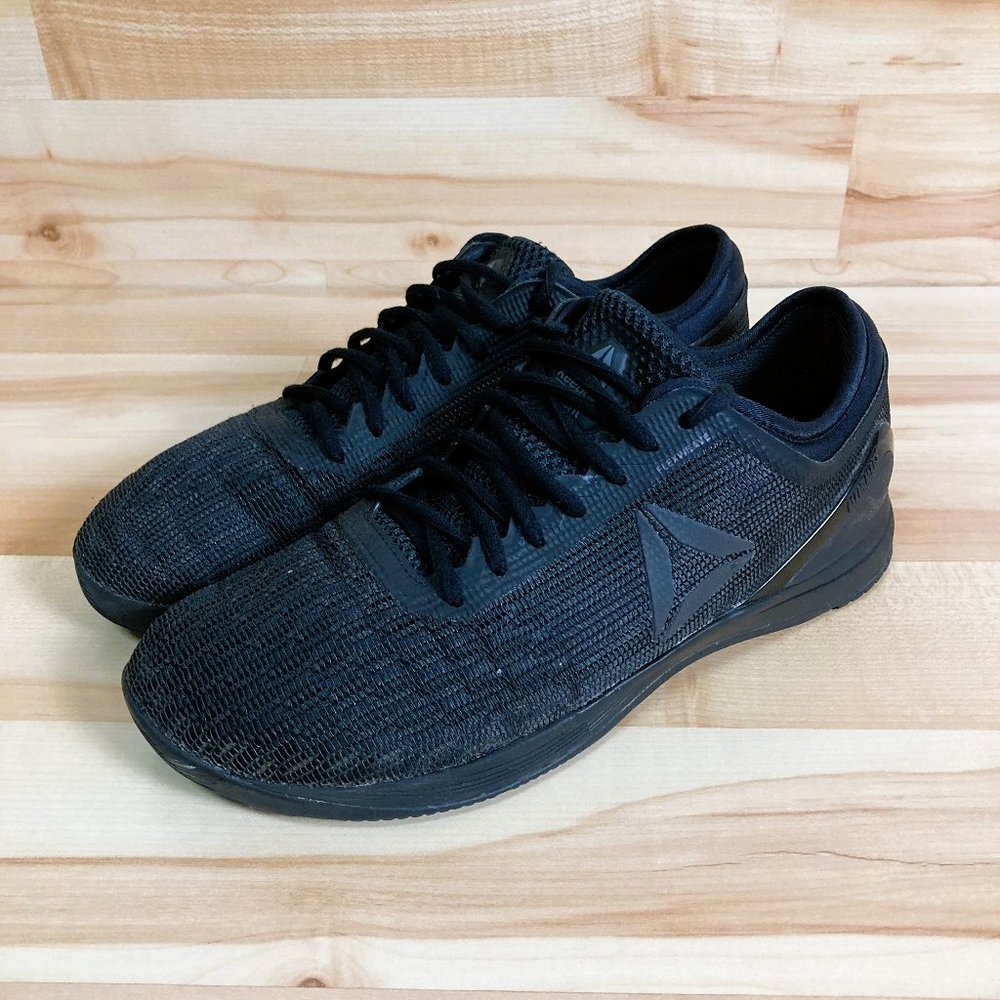 Reebok Nano 8.0 Black Crossfit Shoe - Men's Size 10